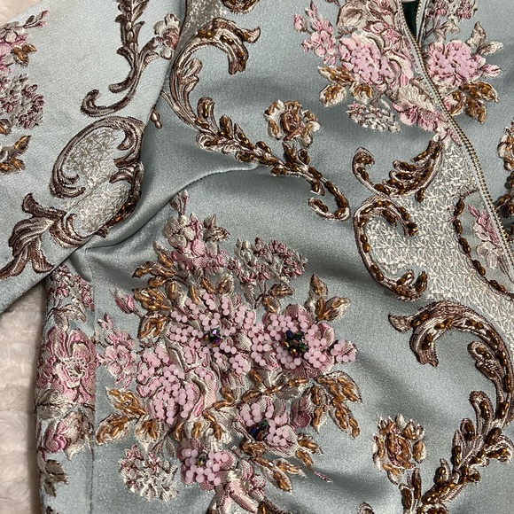 ALBERTO MAKALI BOMBER BEADED JACKET SIZE XS - Picture 2 of 7